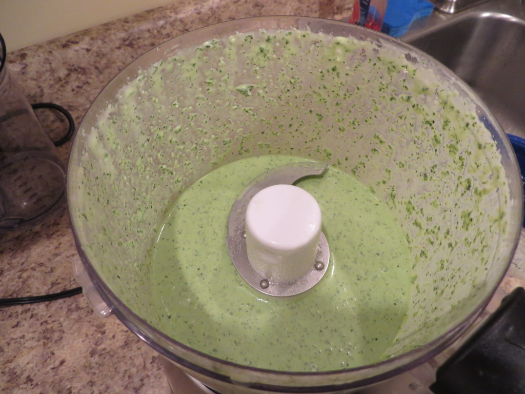 Yogurt Pesto Mixture