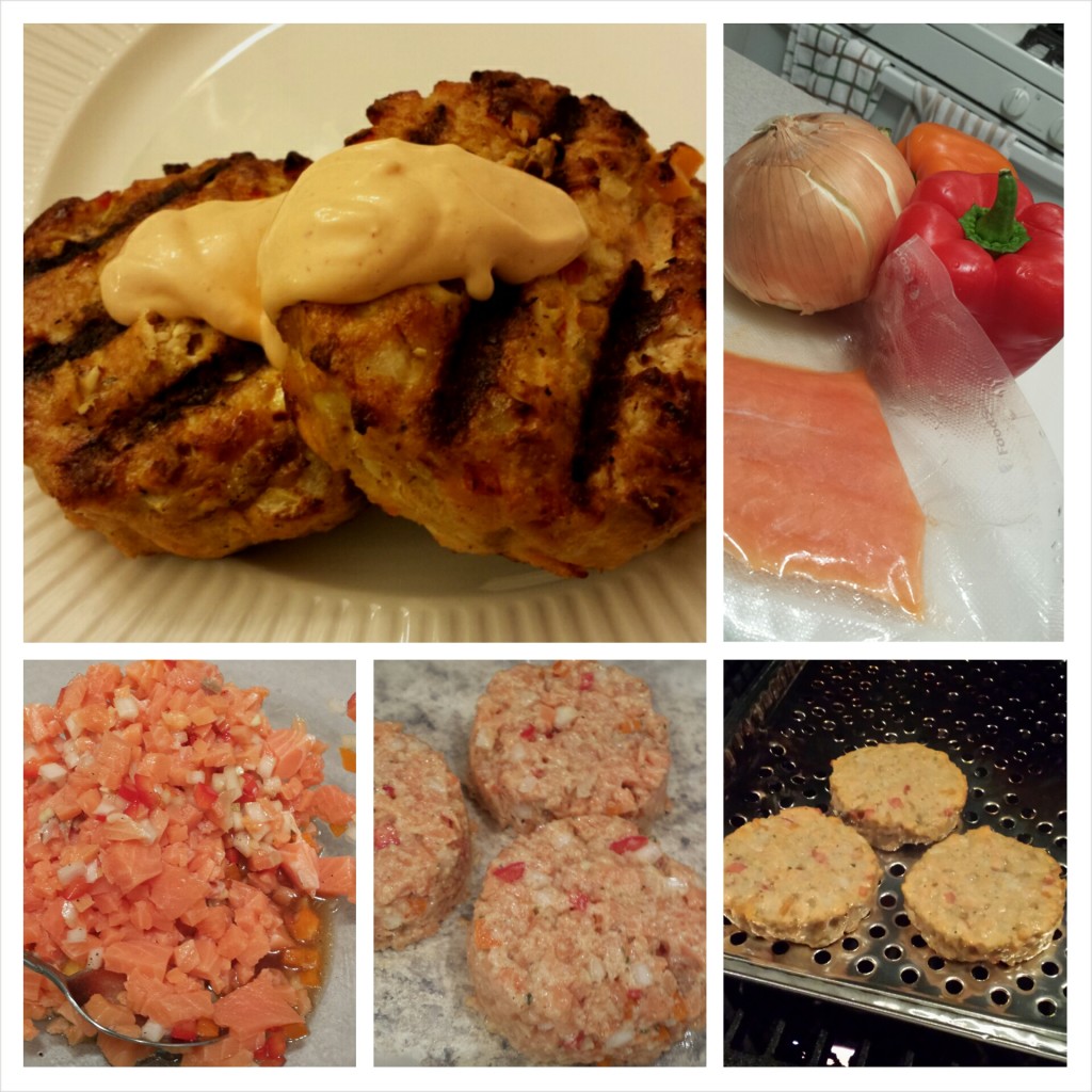 BBQ Salmon Fish Cakes