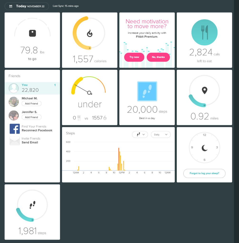 Fitbit Dashboard